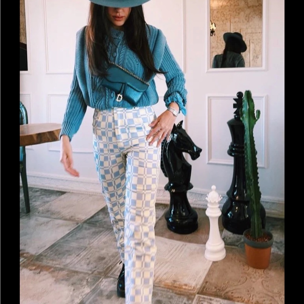 NWT VRG GRL Checkered Pants